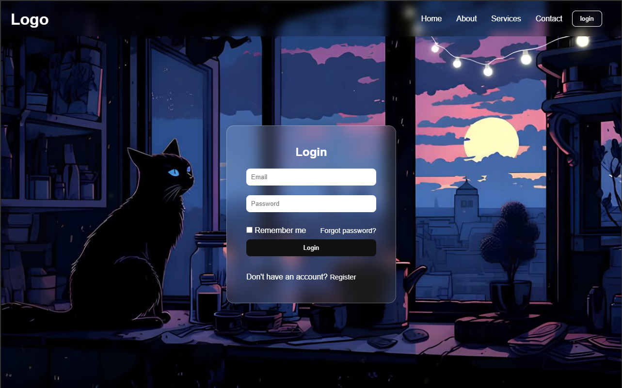 Minimalist Login