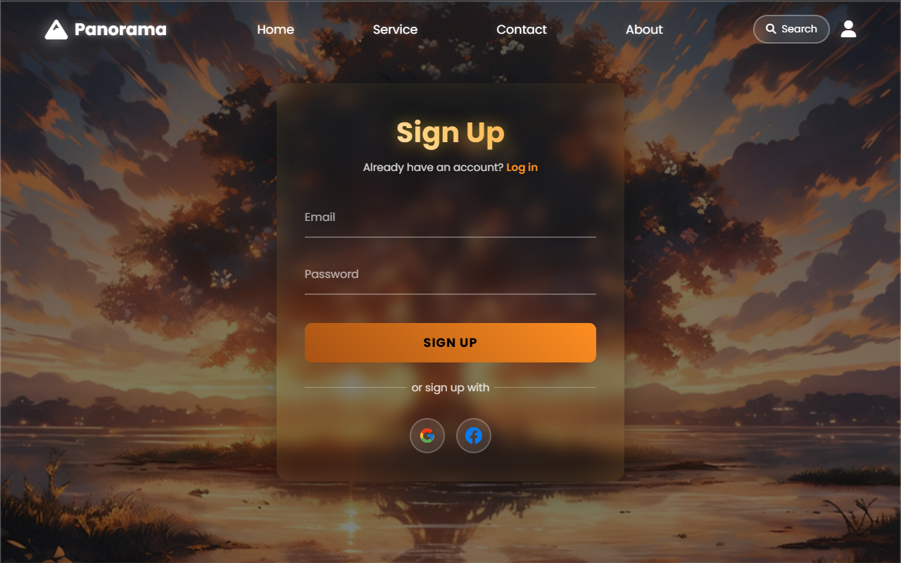 Gradient Login