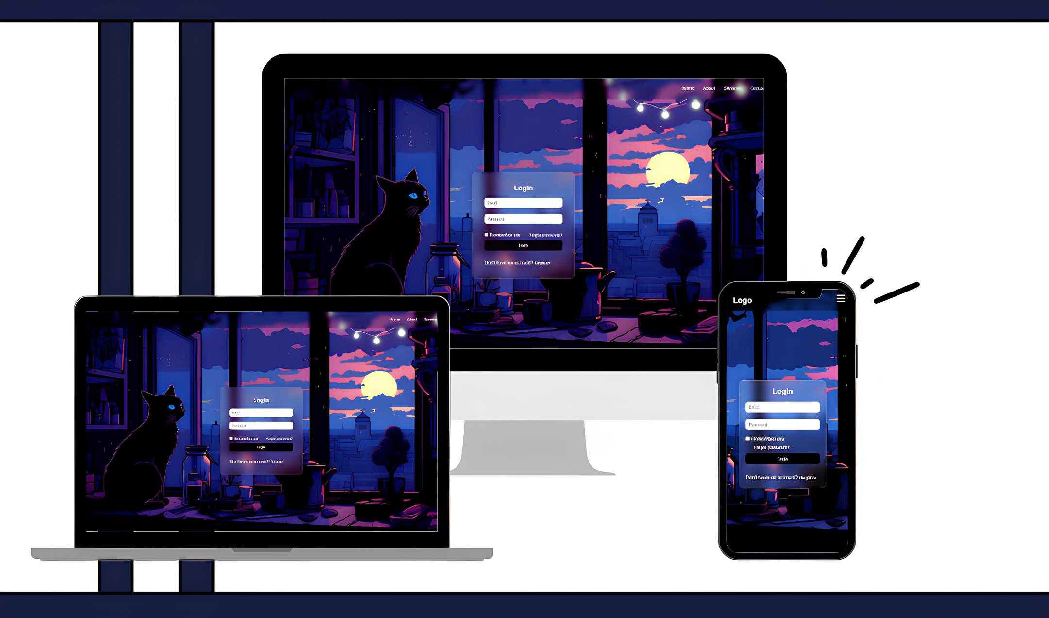 Button & Login
